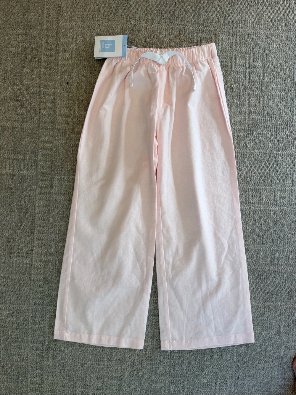 NWT Bella Bliss girls pink beach bum pant size 6